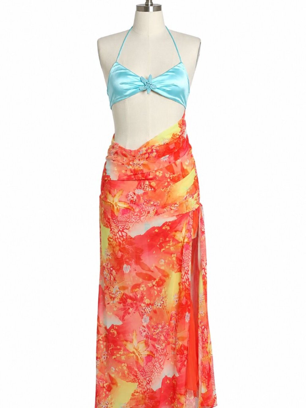 White Fox Prove Me Wrong Maxi Dress XS